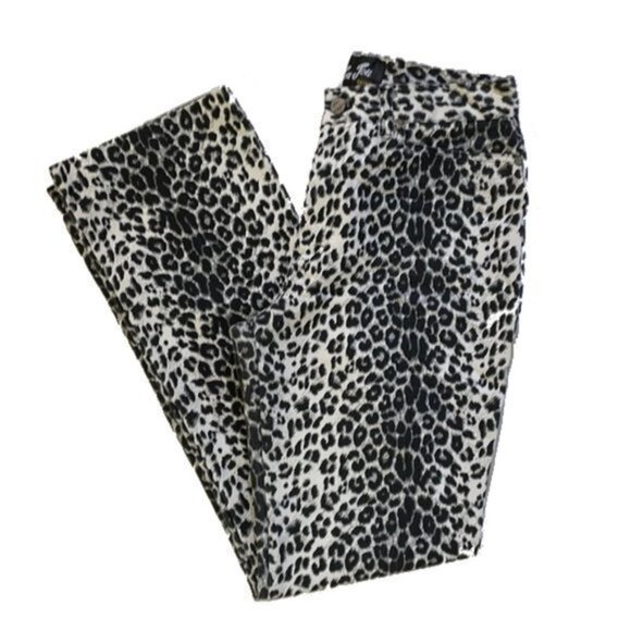 Jou Jou | Black & White Snake Skin Denim - Picture 2 of 3